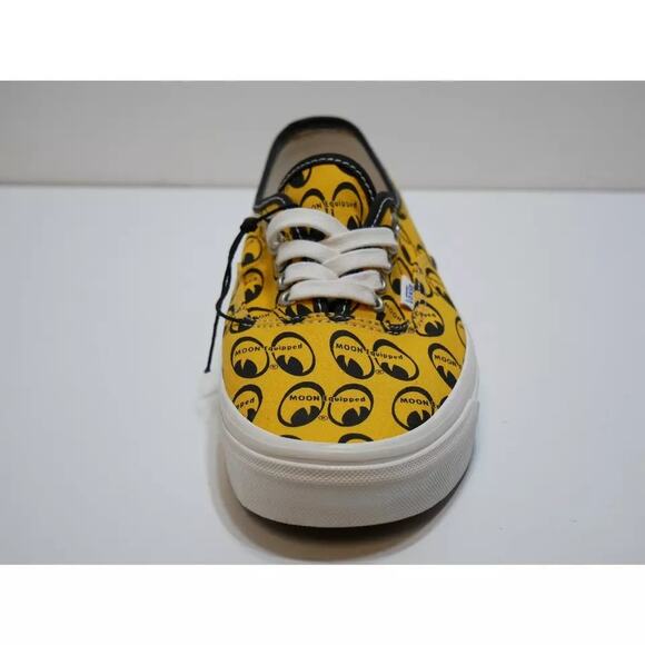 NEW VANS X MOONEYES AUTHENTIC 44 DX ANAHEIM FACTORY YELLOW MENS SIZE - 8.5 - Picture 10 of 15